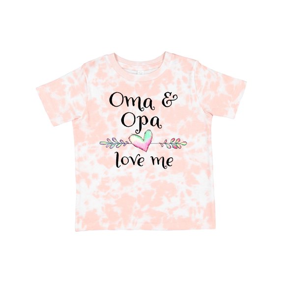 Inktastic Oma and Opa Love Me Heart Grandchild Boys or Girls Toddler T-Shirt