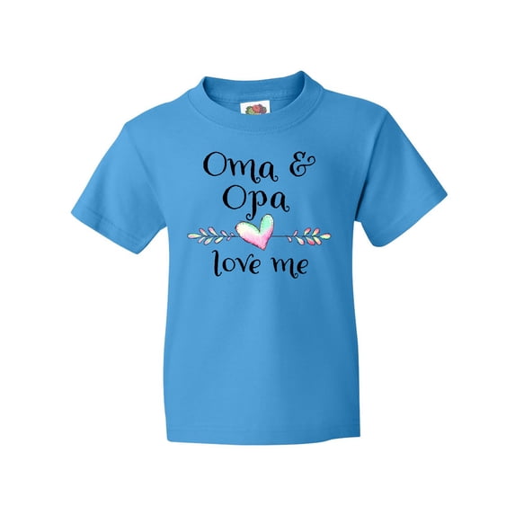 Inktastic Oma and Opa Love Me- Heart Grandchild Youth T-Shirt