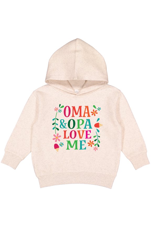 Oma and Opa Love Me Toddler Hoodie