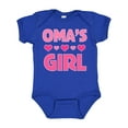 thumbnail image 1 of Inktastic Oma's Girl Heart Girls Baby Bodysuit, 1 of 5