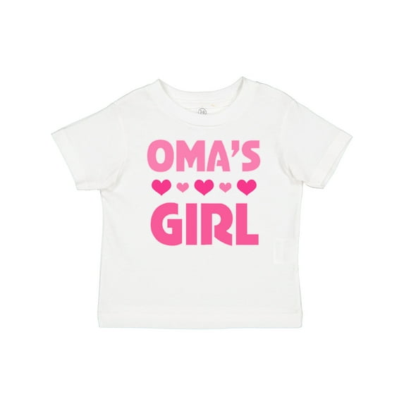 Inktastic Oma's Girl Heart Girls Baby T-Shirt