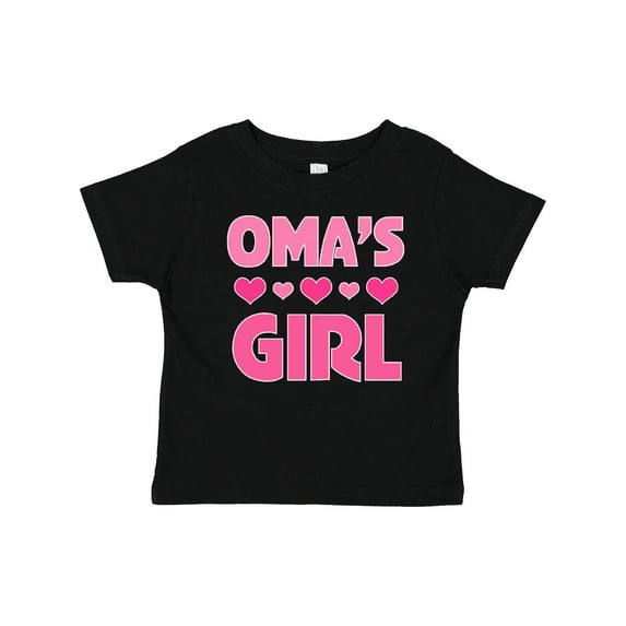 Inktastic Oma's Girl Heart Girls Baby T-Shirt