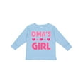 thumbnail image 1 of Inktastic Oma's Girl Heart Girls Long Sleeve Toddler T-Shirt, 1 of 5
