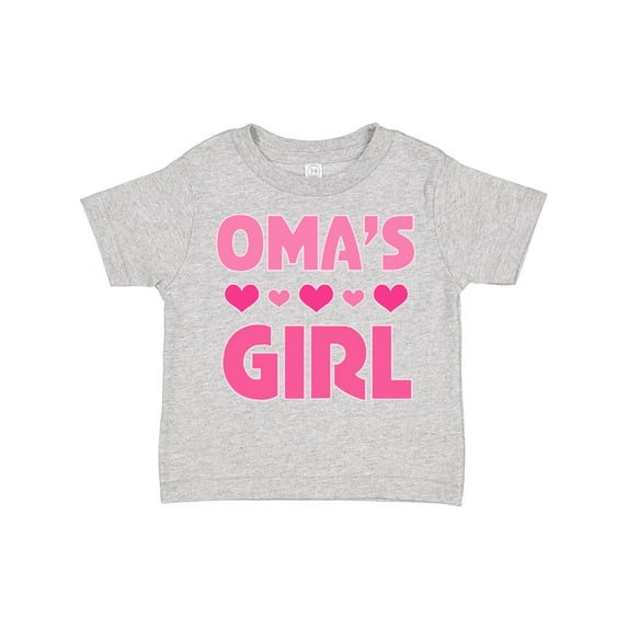 Inktastic Oma's Girl Heart Girls Toddler T-Shirt