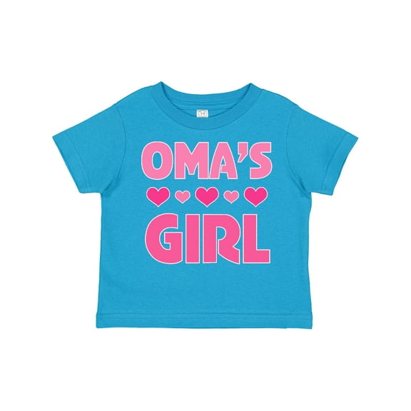 Inktastic Oma's Girl Heart Girls Toddler T-Shirt