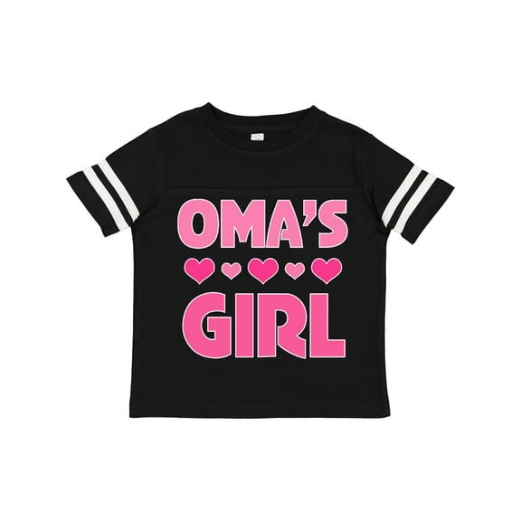Inktastic Oma's Girl Heart Girls Toddler T-Shirt