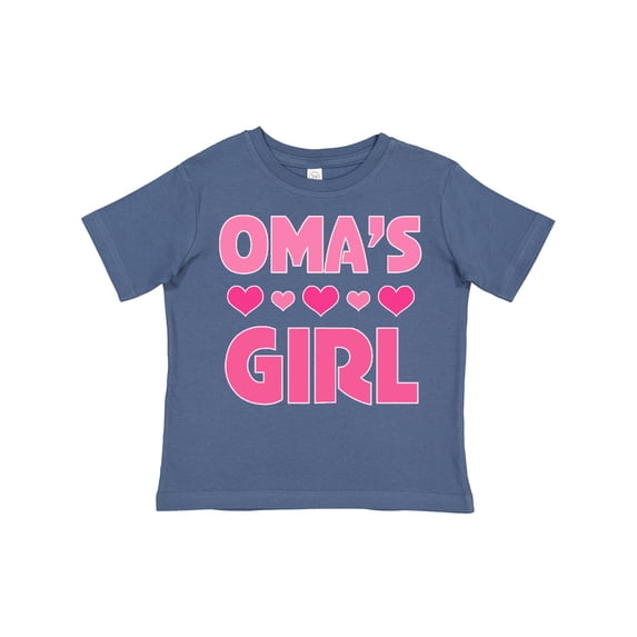 Inktastic Oma's Girl Heart Girls Toddler T-Shirt