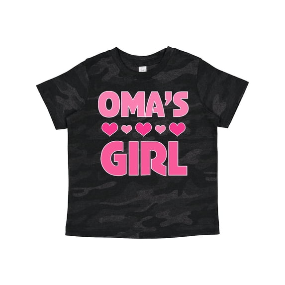 Inktastic Oma's Girl Heart Girls Toddler T-Shirt
