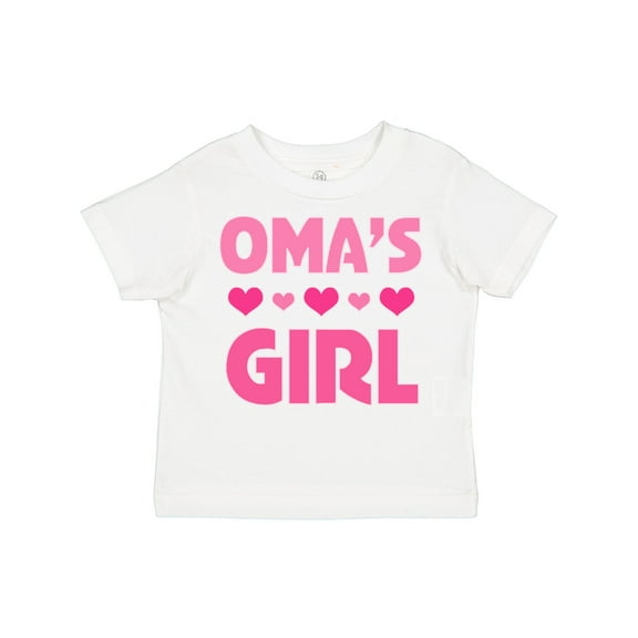 Inktastic Oma's Girl Heart Girls Toddler T-Shirt