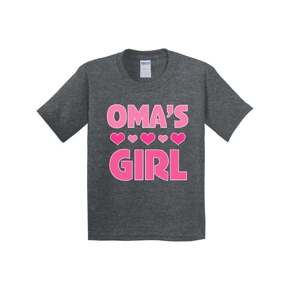 Inktastic Oma's Girl Heart Youth T-Shirt