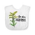 thumbnail image 1 of Inktastic Omaha, Nebraska Goldenrod Flower Boys or Girls Baby Bib, 1 of 4
