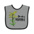 thumbnail image 1 of Inktastic Omaha, Nebraska Goldenrod Flower Boys or Girls Baby Bib, 1 of 4
