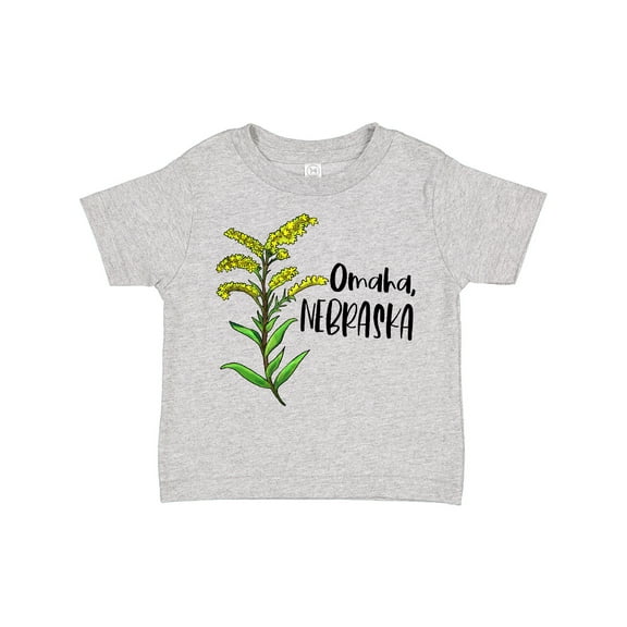 Inktastic Omaha, Nebraska Goldenrod Flower Boys or Girls Toddler T-Shirt