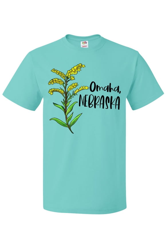 Omaha, Nebraska Goldenrod Flower T-Shirt