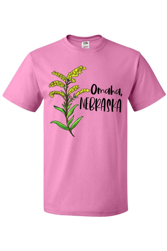 Omaha, Nebraska Goldenrod Flower T-Shirt