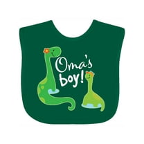 Inktastic Omas Boy Grandson Dinosaur Boys Baby Bib