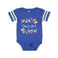 thumbnail image 1 of Inktastic Omas Girl Bright Flowers Girls Baby Bodysuit, 1 of 5
