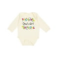 thumbnail image 1 of Inktastic Omas Girl- Bright Flowers Girls Long Sleeve Baby Bodysuit, 1 of 5