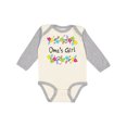 thumbnail image 1 of Inktastic Omas Girl- Bright Flowers Girls Long Sleeve Baby Bodysuit, 1 of 5