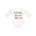 thumbnail image 1 of Inktastic Omas Girl- Bright Flowers Girls Long Sleeve Baby Bodysuit, 1 of 5