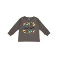 thumbnail image 1 of Inktastic Omas Girl- Bright Flowers Girls Long Sleeve Toddler T-Shirt, 1 of 5