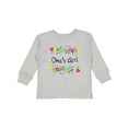 thumbnail image 1 of Inktastic Omas Girl- Bright Flowers Girls Long Sleeve Toddler T-Shirt, 1 of 5
