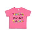 thumbnail image 1 of Inktastic Omas Girl- Bright Flowers Girls Toddler T-Shirt, 1 of 5
