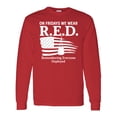 thumbnail image 1 of Inktastic On Fridays We Wear Red Long Sleeve T-Shirt, 1 of 5