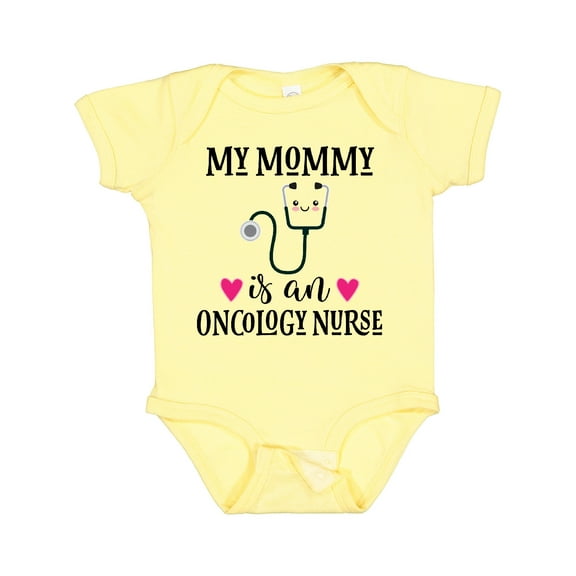Inktastic Oncology Nurse Mommy Girls Baby Bodysuit