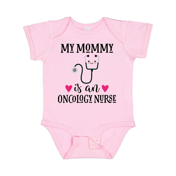 Inktastic Oncology Nurse Mommy Girls Baby Bodysuit