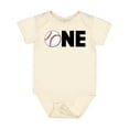 thumbnail image 1 of Inktastic One- Baseball First Birthday Boys or Girls Baby Bodysuit, 1 of 5