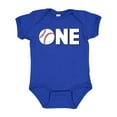 thumbnail image 1 of Inktastic One Baseball First Birthday Boys or Girls Baby Bodysuit, 1 of 5