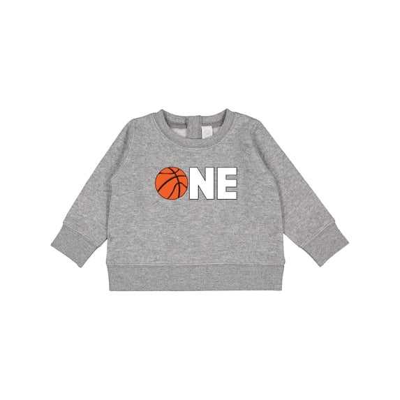 Inktastic One Basketball First Birthday Baby Sweatshirt