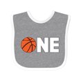 thumbnail image 1 of Inktastic One Basketball First Birthday Boys or Girls Baby Bib, 1 of 4