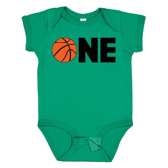 Inktastic One Basketball First Birthday Boys or Girls Baby Bodysuit