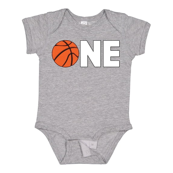 Inktastic One Basketball First Birthday Boys or Girls Baby Bodysuit