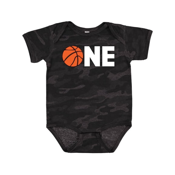 Inktastic One Basketball First Birthday Boys or Girls Baby Bodysuit