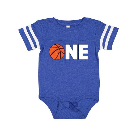 Inktastic One Basketball First Birthday Boys or Girls Baby Bodysuit