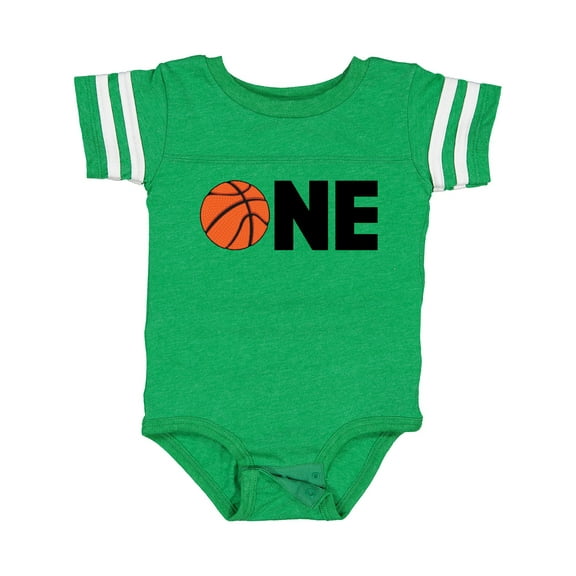 Inktastic One Basketball First Birthday Boys or Girls Baby Bodysuit