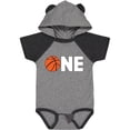 thumbnail image 1 of Inktastic One Basketball First Birthday Boys or Girls Baby Bodysuit, 1 of 5