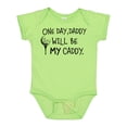 thumbnail image 1 of Inktastic One Day, Daddy Will Be My Caddy Kids Golfing Boys or Girls Baby Bodysuit, 1 of 5