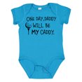thumbnail image 1 of Inktastic One Day, Daddy Will Be My Caddy Kids Golfing Boys or Girls Baby Bodysuit, 1 of 5