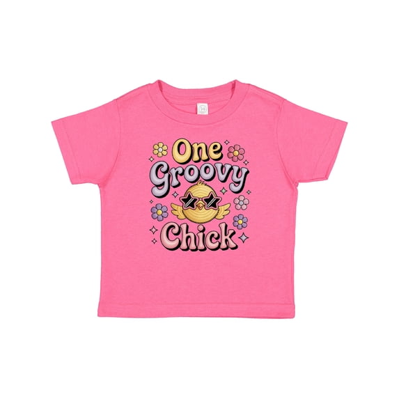 Inktastic One Groovy Chick Boys or Girls Baby T-Shirt