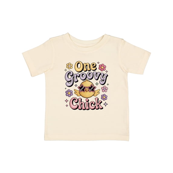 Inktastic One Groovy Chick Boys or Girls Baby T-Shirt
