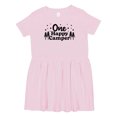 thumbnail image 1 of Inktastic One Happy Camper Girls Toddler Dress, 1 of 5