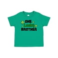thumbnail image 1 of Inktastic One Lucky Brother with Shamrocks Boys Baby T-Shirt, 1 of 5