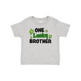 thumbnail image 1 of Inktastic One Lucky Brother with Shamrocks Boys Baby T-Shirt, 1 of 5