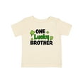 thumbnail image 1 of Inktastic One Lucky Brother with Shamrocks Boys Baby T-Shirt, 1 of 5