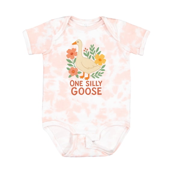 Inktastic One Silly Goose Cute Animal Design Boys or Girls Baby Bodysuit