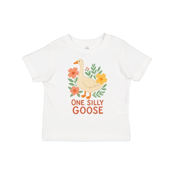Inktastic One Silly Goose Cute Animal Design Boys or Girls Toddler T-Shirt